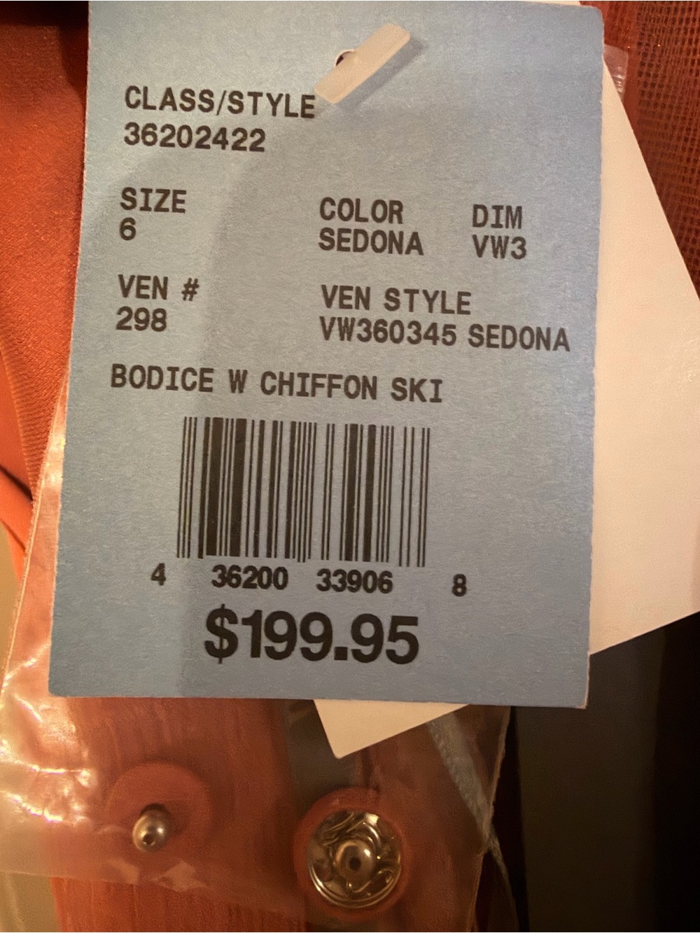 NWT Vera Wang White Sedona Chiffon Bridesmaid Maxi Dress Size 6 - Picture 4 of 5